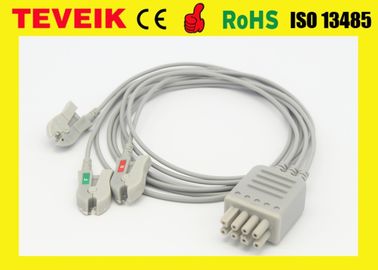 Kabel Nihon Kohden BR-903P ECG /EKG, das mit 4155A11-6NUA 3 kompatibel ist, führt Klipp Iec