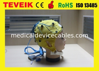 Hohe Präzision EEG Elektroden-Kappe mit verschiedenen Sensor-Elektroden 16 | Kanal 128