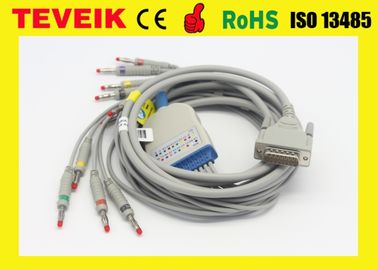 Kabel Schiller-EKG Maschine EKG Kabel-/ECG mit integrierten 10 Anschlussleitungen