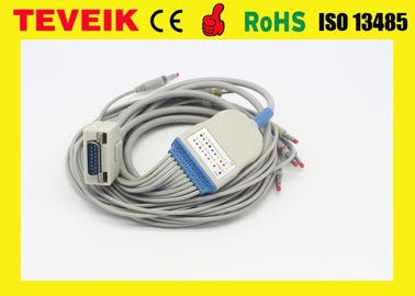 EKG Fukudas KP-500 Kabel, KP-500D ECG Kabel und Leitungsdrähte mit Banane 4,0 Iec-Standard