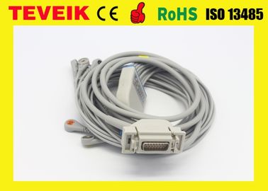 Kabel ekg Führung der medizinischen Verwendung 10, Schnell-ecg Kabel, kompatibles Siemens-/Hellige-ekg Kabel
