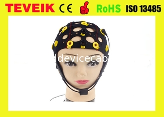 Trennen des EEG-Hutes, Elektrode der silbernen Chlorverbindung, 20 Führungen eeg Elektrodenkappe für EEG-Maschine