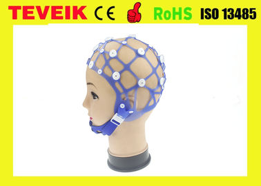 Materielle EEG Gummikappe, die Elektroden-1-jährige Garantie Neurofeedback 20 trennt