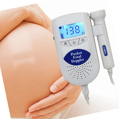Baby-Herz-mit Ultraschallmonitor FHR-Anzeigen-2BPM fötaler Doppler 2.0MHz tragbarer