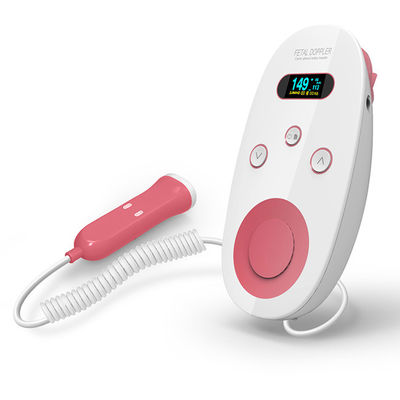 ROSA CER Ultraschall-zeigen fötale Doppler-Plastik-ABS OLED fötalen Herz-Monitor an