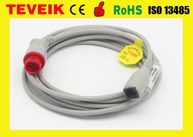Anerkanntes Abbott Kabel CFDA Adapter-IBP ringsum Pin 12 für Kontron-Patientenmonitor