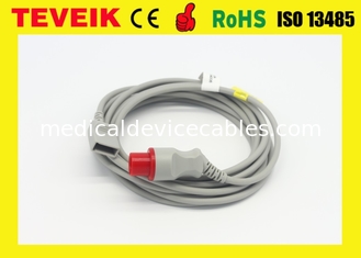 Kabel PVCs Datascope Patientenmonitor-IBP ringsum Pin 6, zum des Adapters zu verdienen