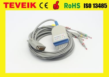 Edan-EKG Kabel für SE-12 drücken SE-3 SE-601A MS1-106902 Banane 4,0 DBs 15pin aus