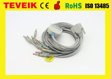 Anschlussleitungen Nihon Kohden 10 EKG-Kabel für Cardiofax Q ECG-9130K ECG-9130P