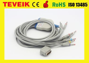 Kenz-EKG Kabel für ECG 108/110/1203,1205 10 Anschlussleitung DB 15 PIN