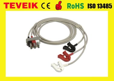 Kabel M1603A Patientenmonitors ECG s führt medizinisches EKG-Kabel 3 Klipp AHA