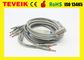 Kompatibles Kabel und Leitungsdrähte Führung ECG/EKG HPs M1770A 10 mit Standard Iec-Banana4.0