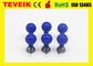 Pädiatrisches Saugnapf-Elektroden-blaues Ball-Nickel überzogenes Silikon-Material für LÄRM 3,0