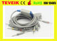 ECG-Kabel mit integrierten 10 Anschlussleitungen für EKG-Maschine Nihon Kohden
