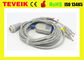 Ecg 103 kenz Stecker der Banane 4,0 106 EKG-Kabel Führung Patientenmonitor ecg Kabels 10 mit Leitungsdrähten