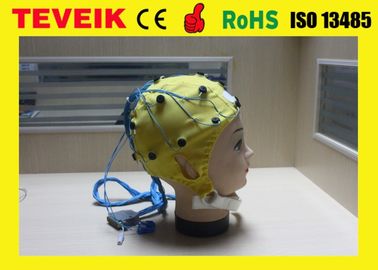 Medizinische Fabrik integrierter Neurofeedback-EEG Kappe mit Zinnelektroden mit 20, 32, 64, 128 Führungen