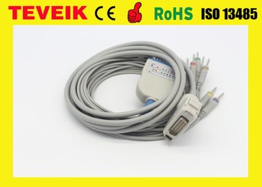 Leitungsdraht Teveik-Fabrikpreis-Fukudas Denshi 10 Kabel DBs 15pin ECG/EKG für Cardimax FX-2111