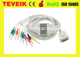Führen kompatibles EKG Burdick Kabel 012-0844-00 10 ECG-Kabel mit Iecstandardlärm 3,0