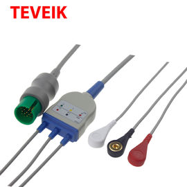 Iec-Verschluss-Verbindungsstück-einteiliges Monitor DB 9 Kabel Pin ECG