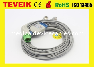 Medizinischer Hersteller Reusable Biolight 5leads ringsum Kabel 12pin ECG für Patientenmonitor A8/A6