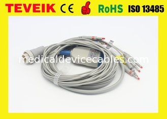 EKG-Kabel Anschlussleitung Iecs 10 Stift AHA Kenz DBs 15 für ECG 108/110/1203,1205