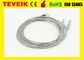 Fabrikpreis Sockel Neurofeedback DIN1.5 EEG des Elektroden-Kabels mit Feinsilber-Elektroden, TPU-Material