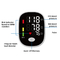 Lcd-Anzeigen-Blutdruck-Monitor ohrfeigen Plastik-ABS mit Sprachsendung